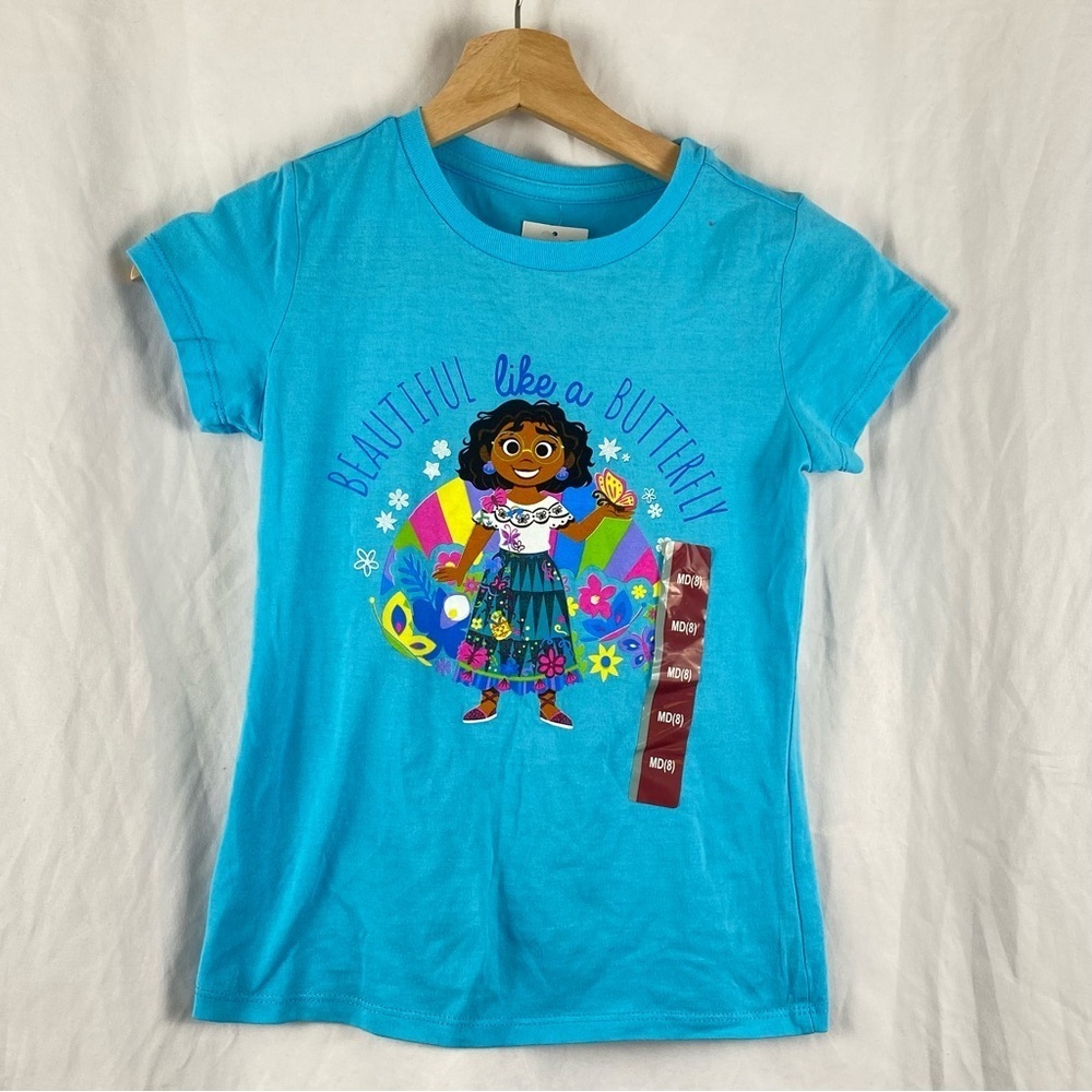 Disney Encanto Girl's Mirabel Beautiful Like A Butterfly Kids T-Shirt Tee 8